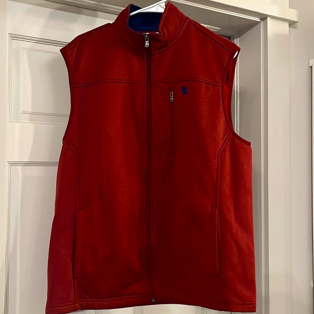 Mens Red Izod Vest